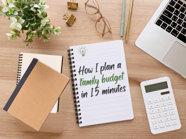 How To Plan a Family Budget in 15 minutes